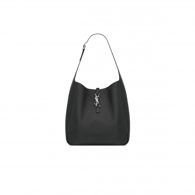 YSL LE 5 À 7 SUPPLE LARGE IN GRAINED LEATHER 753837AACQG1000 (30*28*11cm)